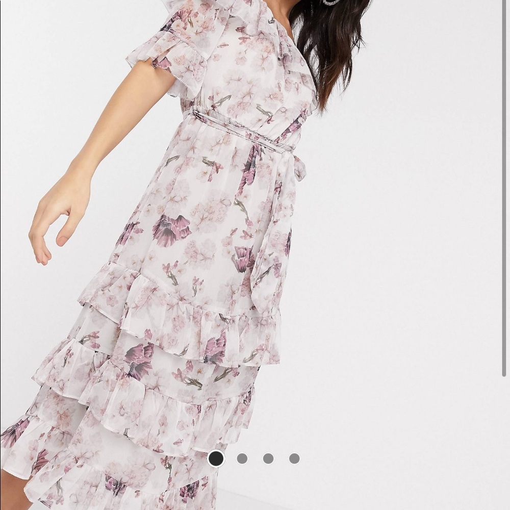 River Island floral midi dress